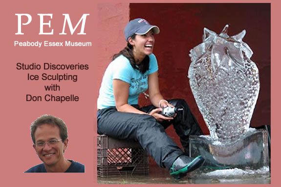Visit Salem MA, PEM and learn from master ice carver Don Chapelle
