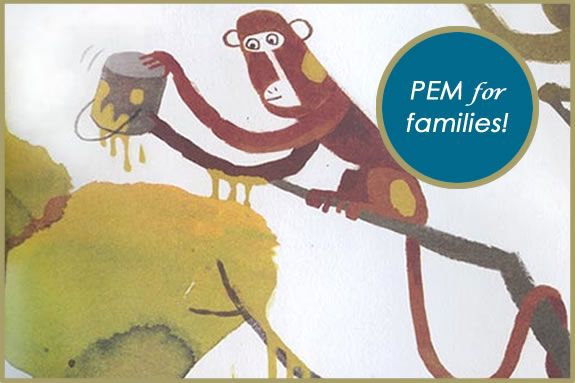 Story Trails at PEM: Discover the mischief some monkeys wreak as we read Adam Le