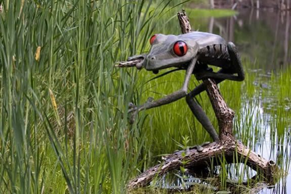 Flying Horse Outdoor Sculpture Exhibit at Pingree School in Hamilton MA