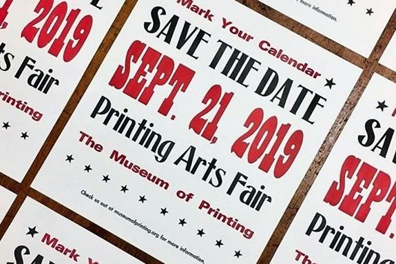 Printing Arts Fair in Haverhill - part of Trails and Sails!