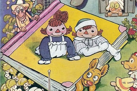 Wenham Museum Presents Picture This: 90 Years of Storybook Art Exhibition Open: February 3 – May 6. Photo: The Cover of Raggedy Ann in the Magic Book by Johnny Gruelle