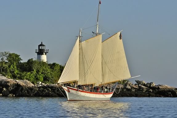 Sail with the tall ships from Boston to Gloucester aboard the Schooner Ardelle!