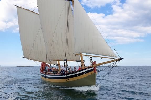 Take a sailing tour aboard Schooner Fame of Salem for Trails & Sails 2023! 