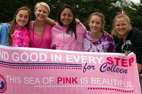 The Step up for Colleen 5k is a memorial fundraiser in memory of Colleen Ritzer