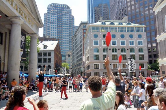 Faneuil Hall Street Performers Festival Extravaganza