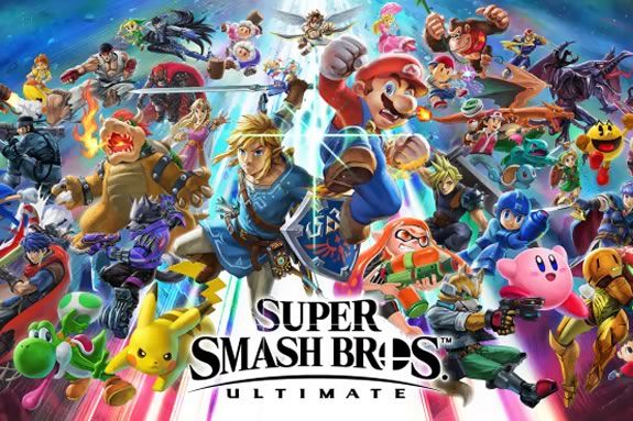 Super Smash Bros. Ultimate Tournament with One Up Games at Newburyport Public Library Massachusetts.