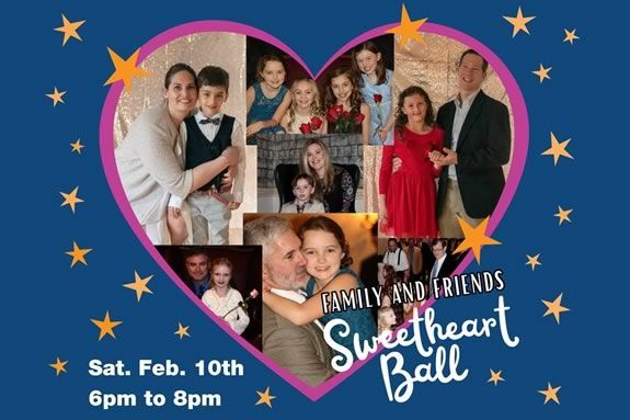Children ages 3 to 12 are invited to dance the night away with their favorite grown-up at The Family and Friends Sweetheart Ball in Hamilton Massachusetts