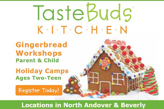 Gingerbread House Workshop at Taste Buds Kitchen in Beverly MA