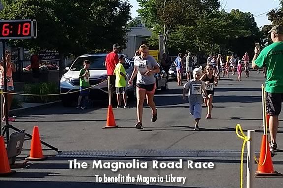 The Annual Magnolia Road Race and Fun Run benefits the Magnolia Library! The Annual Magnolia Road Race and Fun Run benefits the Magnolia Library!