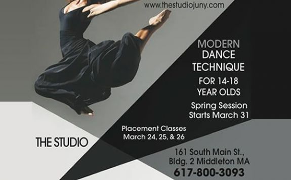 Modern Dance Class for Teens with Jill Haney in Middleton MA
