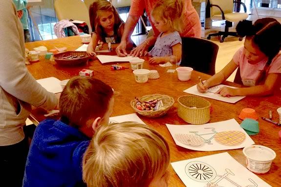 Kids will learn to make an Olympic themed craft at the TOHP Burnham Public Library!