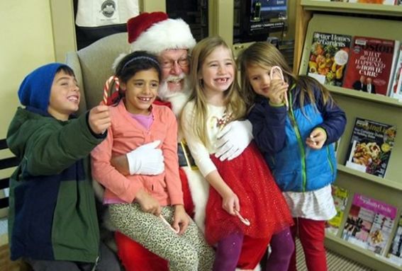 Kids will read stories with Santa at the Essex TOHP Burnham Library! 