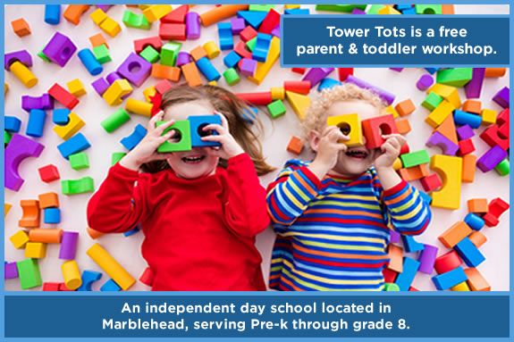 Toddler playgroup and workshop at Tower School in Marblehead MA