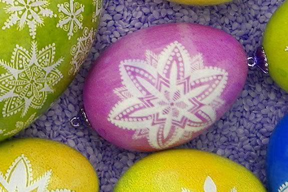 Ukrainian Egg Workshop at the Newbury Town Library 