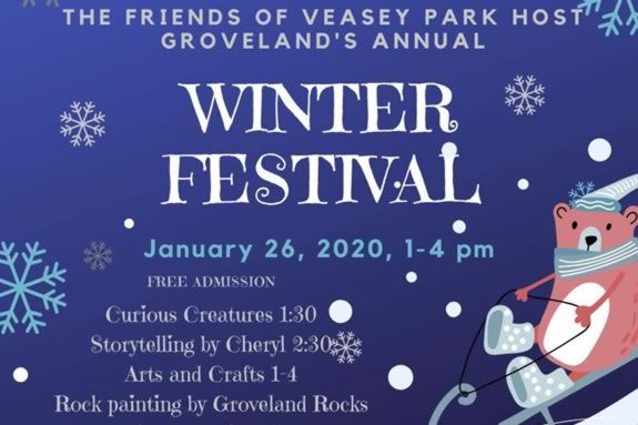 Winter Festival at Veasey Memorial PArk in Groveland, MA
