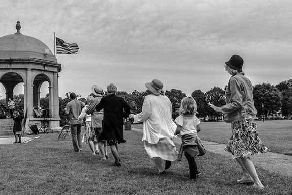 Vintage Lawn Party hosted by the Salem Common Neighborhood Association in Massachusetts