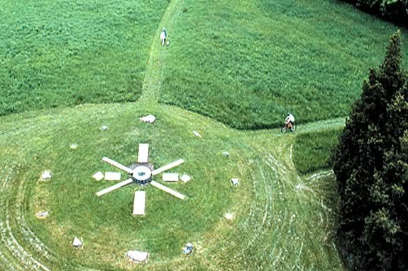 Holt Hill at Ward Reservation is marked with Solstice Stones and has panoramic