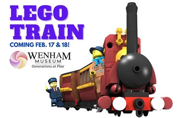 The Lego Train Returns to Wenham Museum 2024 during February Vacation Week in Massachusetts
