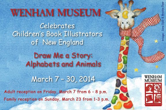 Wenham Museum, Draw Me a Story: Alphabets and Animals Exhibit. Visit Wenham Muse