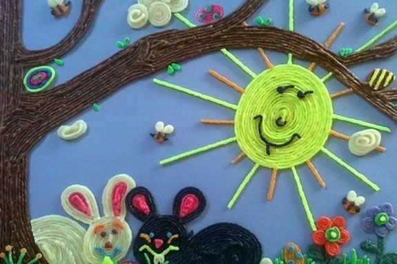Kids will make their own WikkiStix art at the Newburyport Public Library