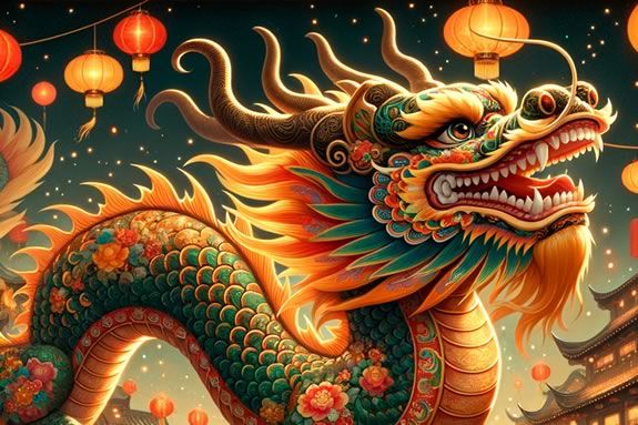 Celebrate the Year of the Dragon at the Hamilton Wenham public library in Massachusetts