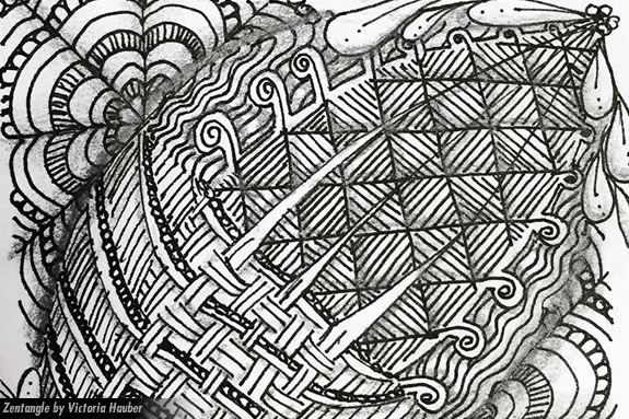 Kids in grades 6-12 will make their own zentangle masterpieces at the Newburyport Public Library