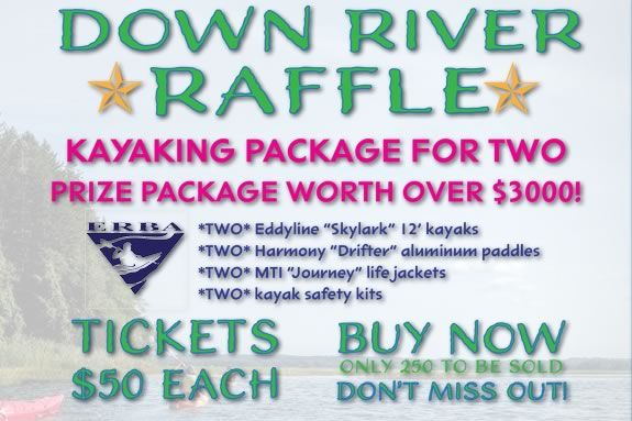 You could win two kayaks and gear worth over $3k in this benefit raffle for the Essex Elementary PTO 