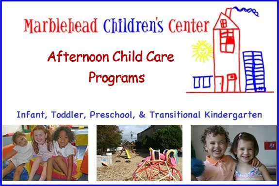 Marblehead Children's Center Open House serving children from infancy to kindergarten. Daycare for infants, toddlers, preschool, prek, and transitional kindergarten. Marblehead Children's Center Open House serving children from infancy to kinderg