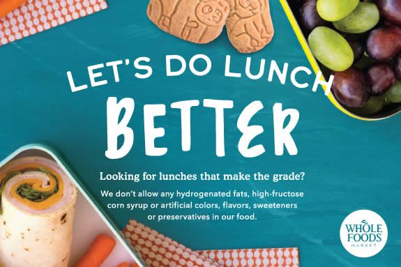 Whole Foods Market has the best lunch box foods for Lynnfield, Andover, Swampscott children and families