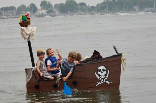 Build your own boat and race it at the Beverly Homecoming Cardboard Boat Race at Lynch Park!
