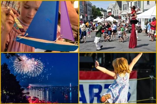 There's plenty to see and do for kids at the Marblehead Art Festival!