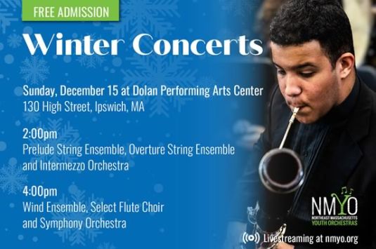 Northeast Massachusetts Youth Orchestras Winter Concerts in Ipswich