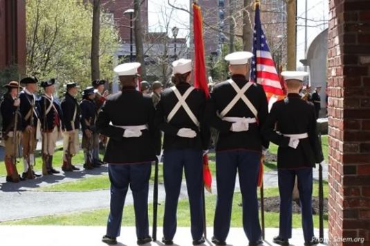 Salem Massachusetts Memorial Day Ceremonies and Parade. 
